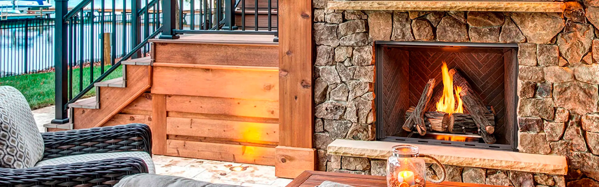 Monessen Courtyard Fireplace